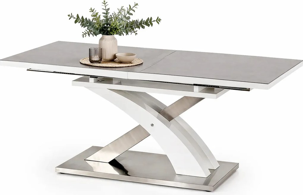 Szary stół rozkładany A8-H35