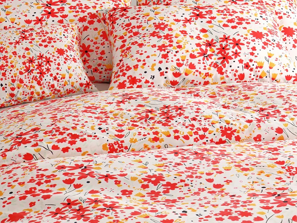 PrzytulneMieszkanie.pl PrzytulneMieszkanie.pl Pościel z mikrowłókna REDORA kremowa Rozmiar pościeli: 2 szt 70 x 90 cm | 200 x 220 cm