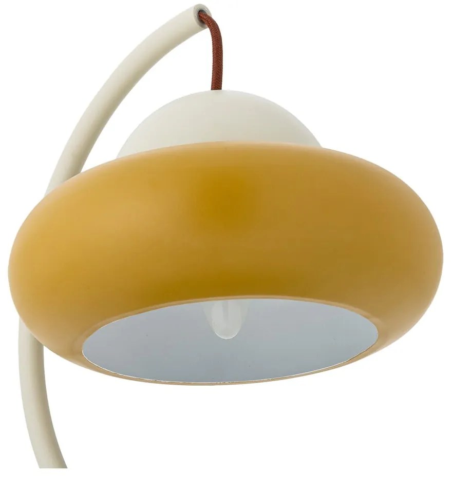 Lampa stołowa w kolorze ochry/kremowa (wysokość 34,5 cm) Bubble – Bloomingville