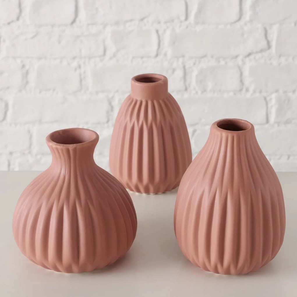 Wazon ceramiczny ESKO, ręcznie malowany, 13 cm