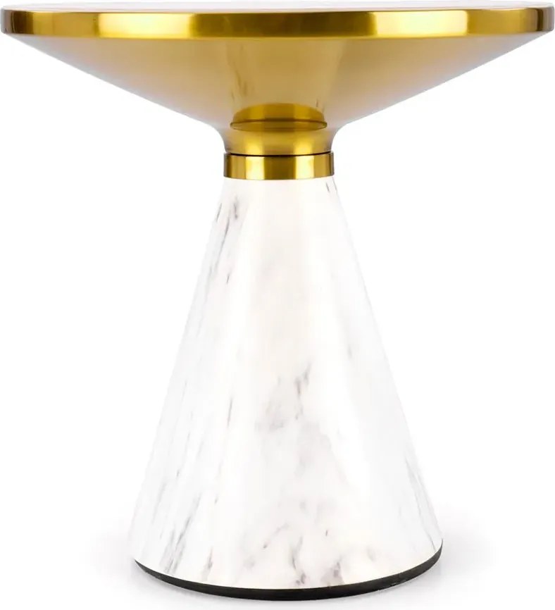 Nowoczesny biały stolik kawowy F4-D26