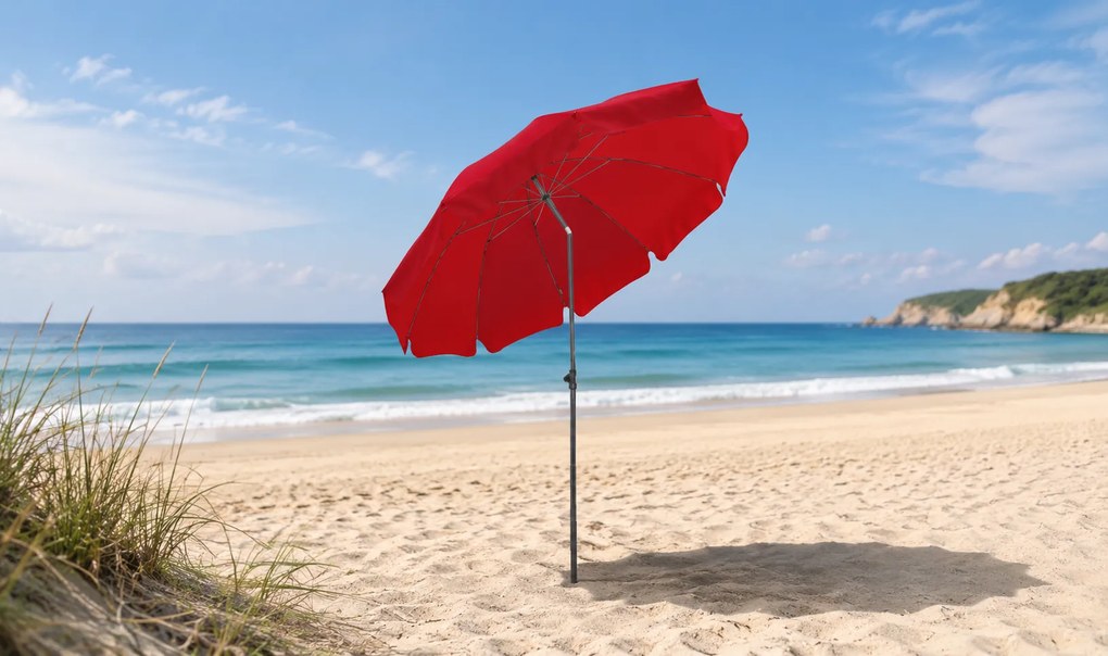Derby MEXICO parasol ogrodowy 200 cm czerwony
