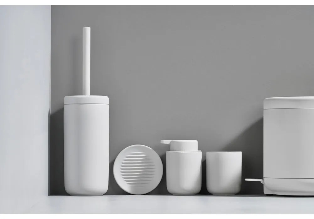 Biały ceramiczny dozownik do mydła 250 ml Ume − Zone