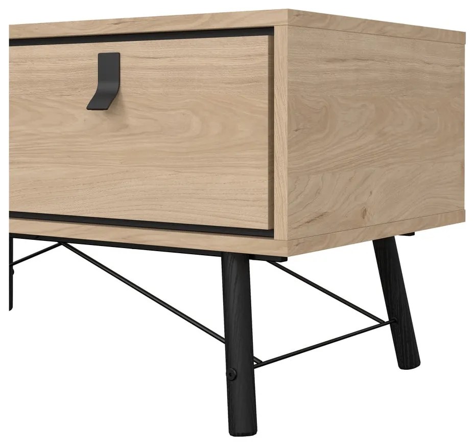 Stolik w naturalnym kolorze 48x102 cm Ry – Tvilum