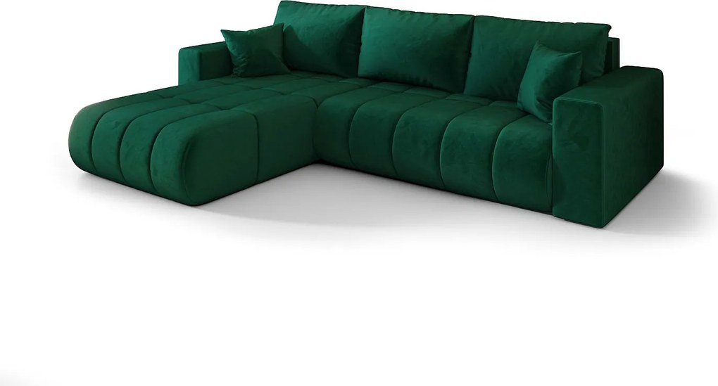 Narożnik BEDANTE MILO PREMIUM L Monolith 37 lewy z funkcją spania Mebel łączący wygodę i nowoczesny design