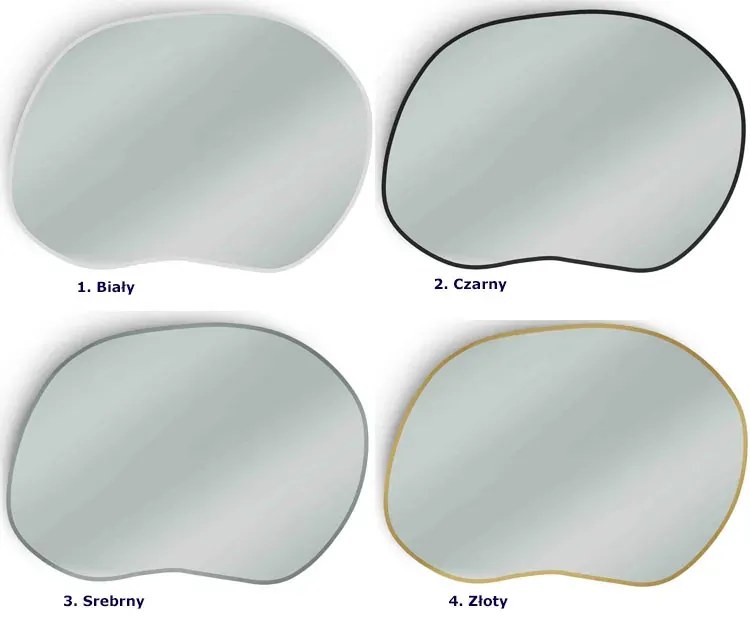 Nowoczesne lustro z ledami 50x36 cm G3-M42