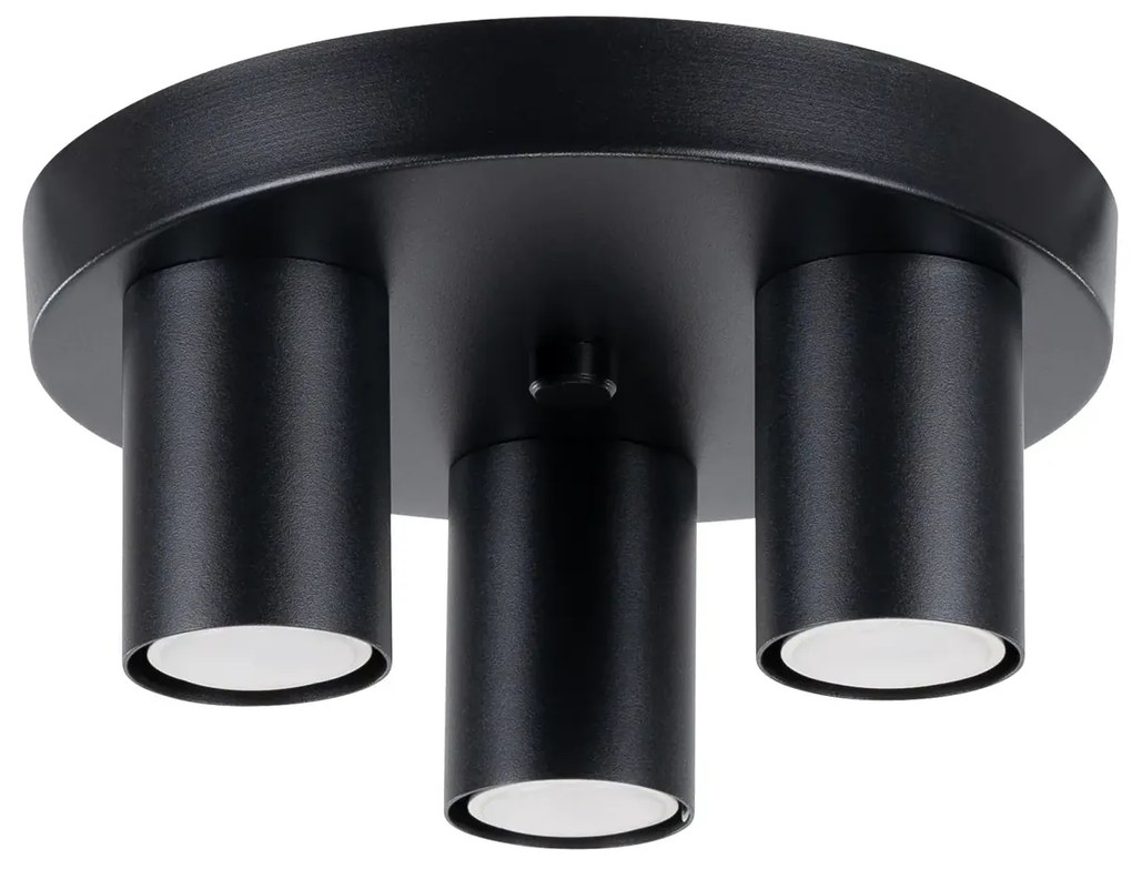 Plafon LAGOS 3P czarny SOLLUX LIGHTING