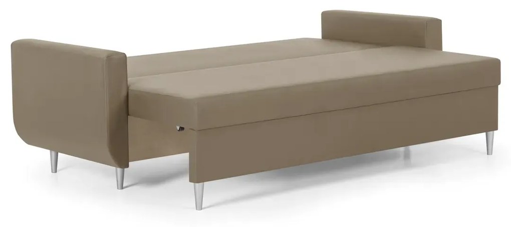 Kanapa sofa 3 os z funkcją spania RED Beżowy