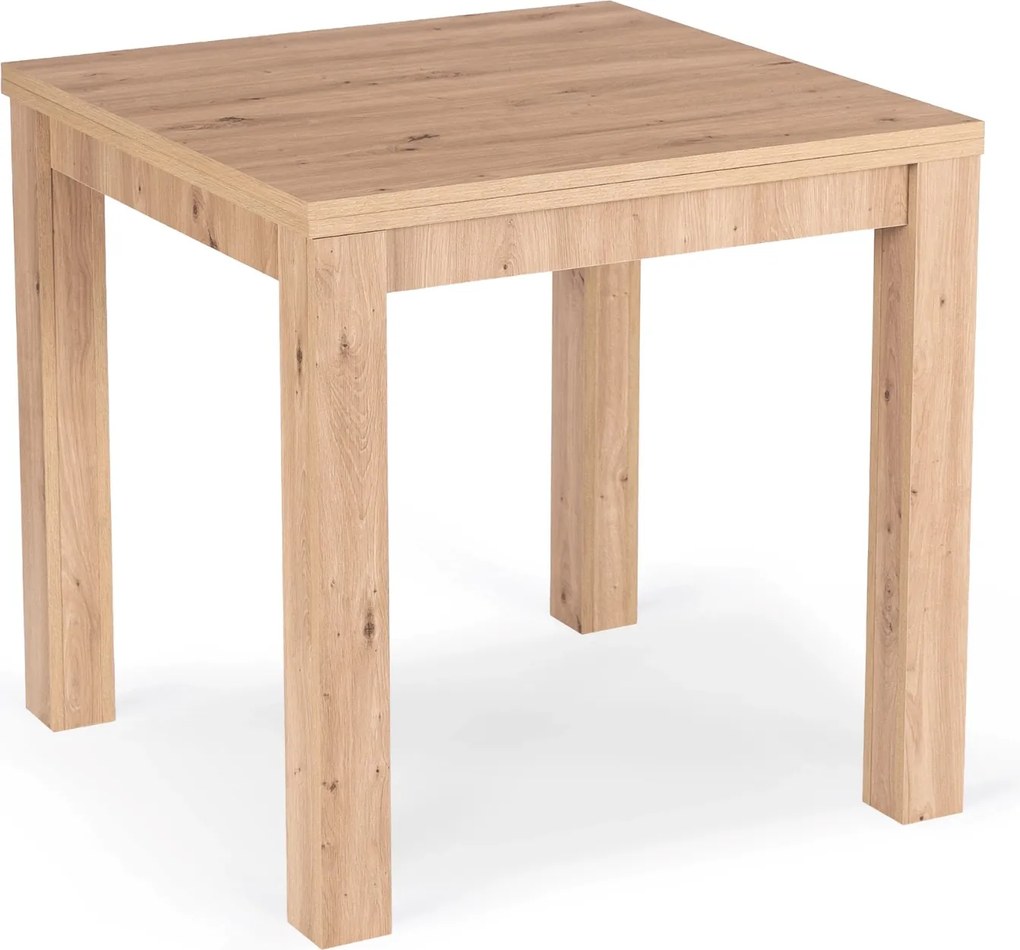 Stół rozkładany do jadalni Max 80-160 cm, kolor dąb Artisan