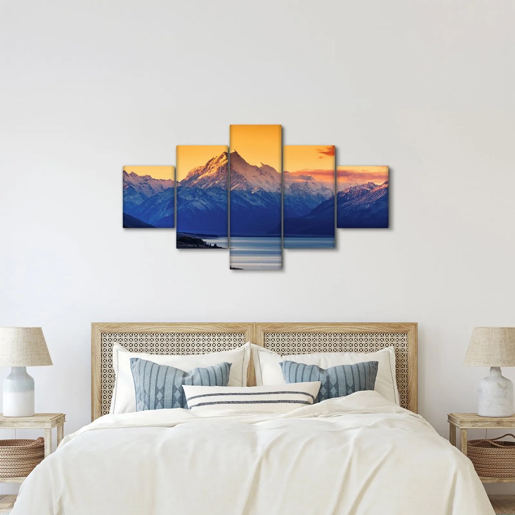 Obraz - Jezioro Pukaki (125x70 cm)