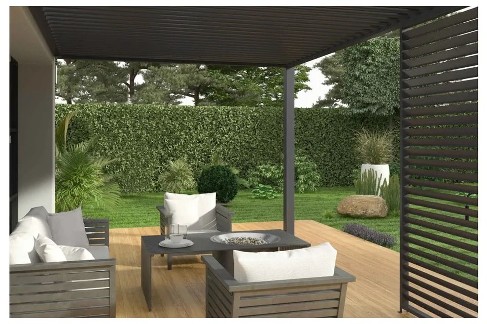 Osłona boczna do pergoli bioklimatycznej – Rojaplast