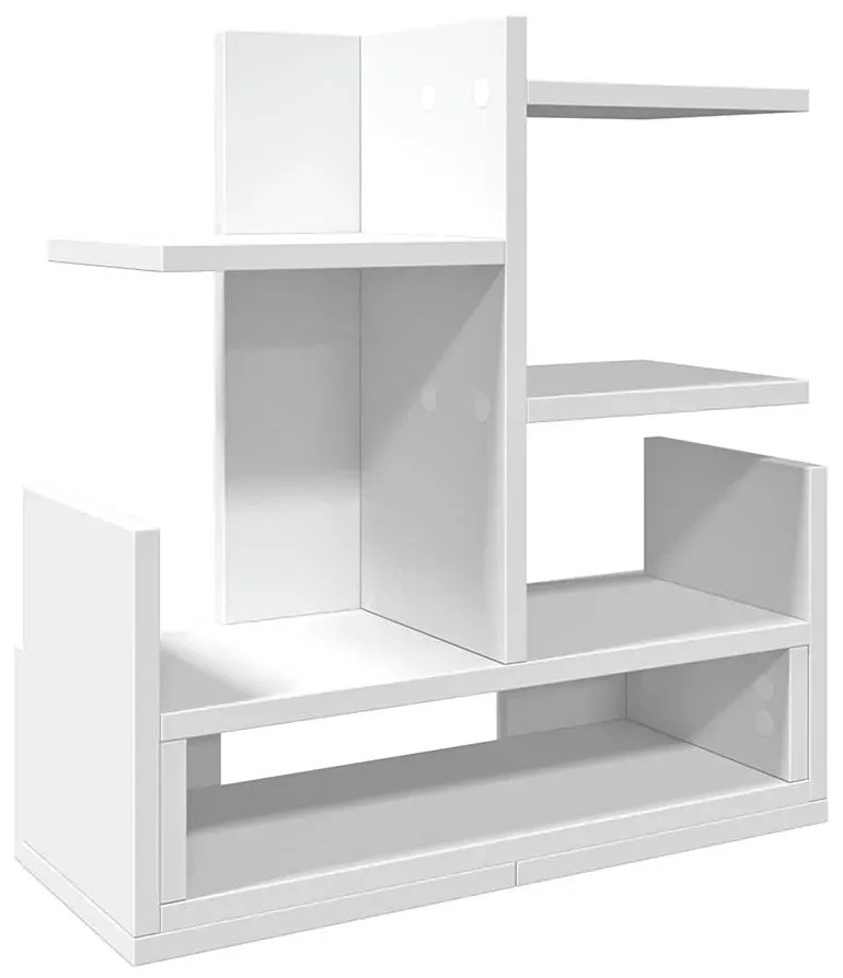 Biały stojący organizer na biurko W6-N75
