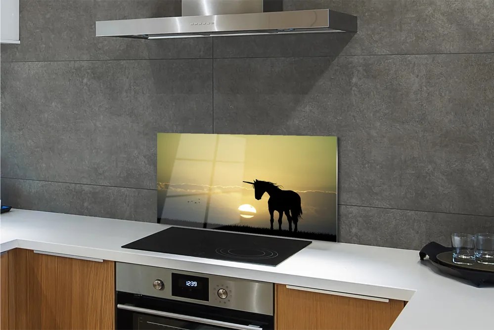 Panel nad Blat Kuchenny Magiczny Zachód Słońca na Polu