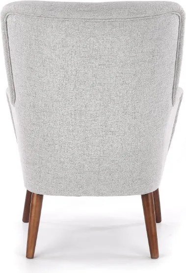 Fotel wypoczynkowy na drewnianych nogach Bishop