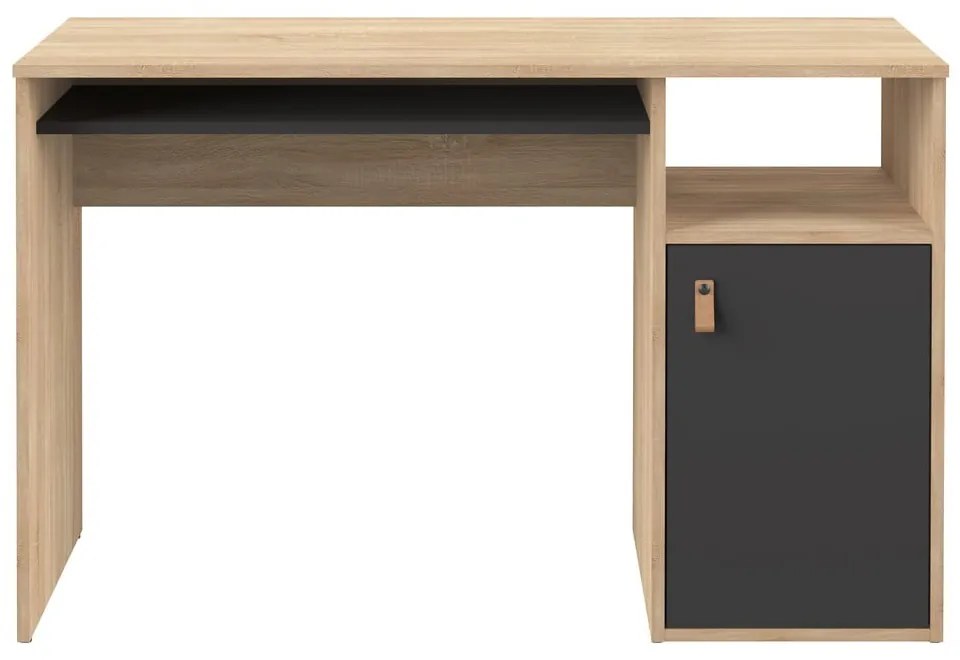 Biurko z blatem w dekorze dębu 50x115 cm Oxford – TemaHome