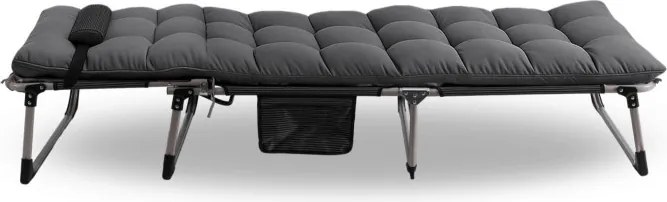 Leżak Ogrodowy VENUS 190x73 cm Szary