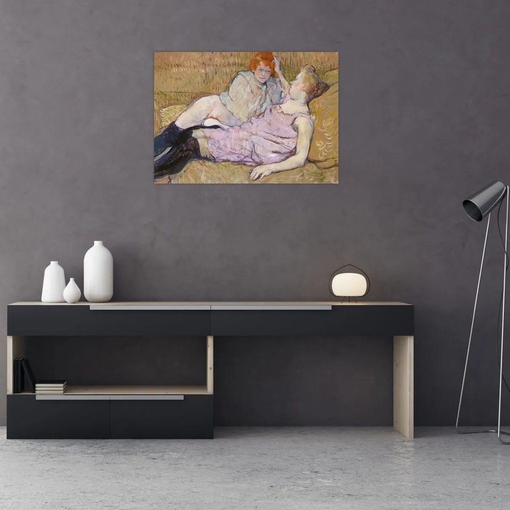 Obraz - Henri de Toulouse-Lautrec, The Sofa, reprodukcje (70x50 cm)