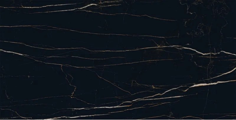 Mexen Flamingo Black gres szkliwiony rekt. G1, płytka podłogowo-ścienna 120 x 60 cm, wysoki połysk - TL215-120-060-00