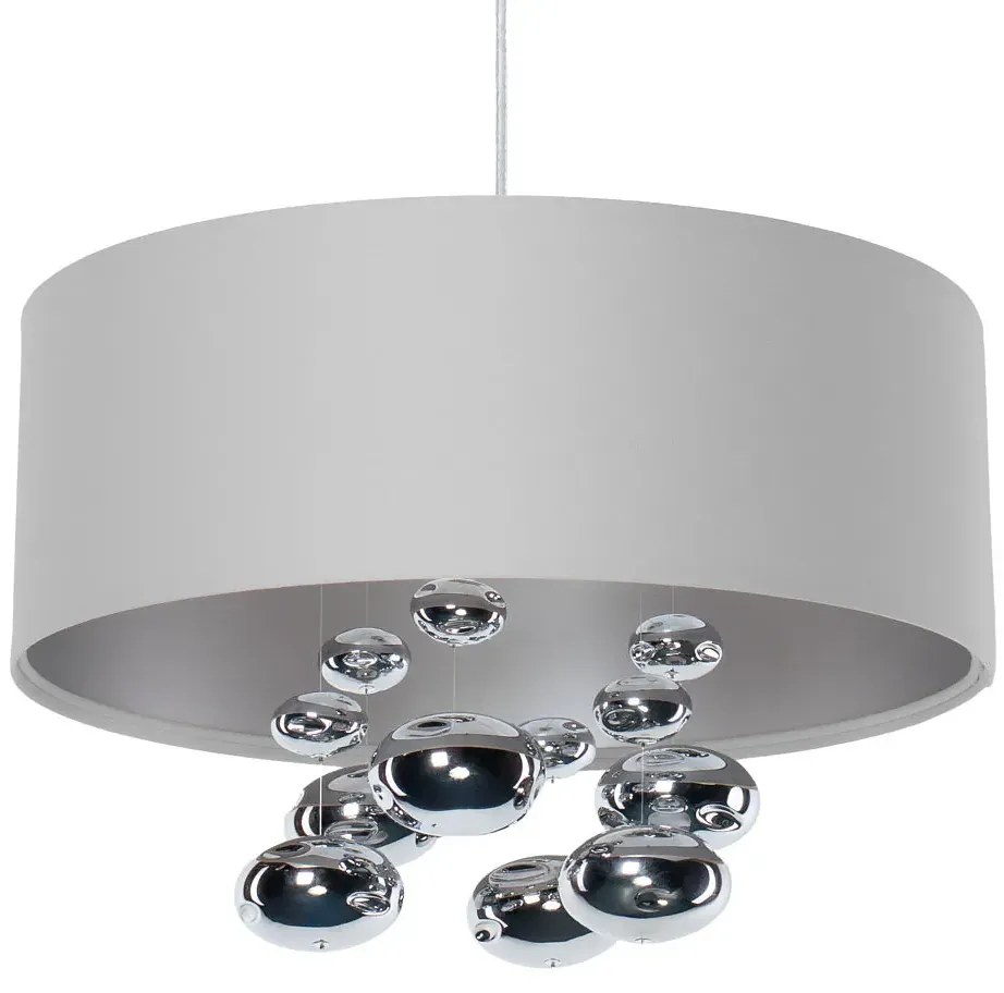 Lampa wisząca BUBBLE LIGHT 50cm szara BPS KONCEPT