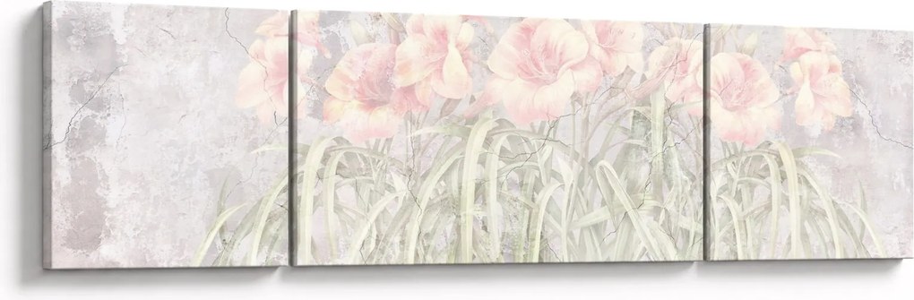 Obraz - Freska lilii (170x50 cm)