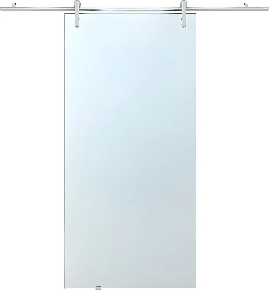 Naścienne drzwi przesuwne CLEAVER — 205 × 73 cm (wys. × szer.) — szkło hartowane