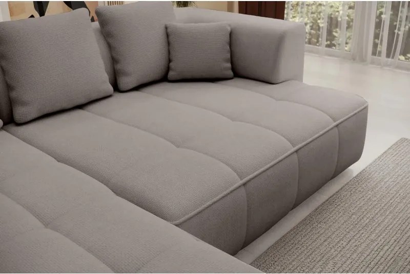 Narożnik ALBIO S z elektryczną regulacją siedziska funkcja spania WERSAL