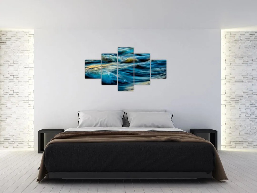 Obraz - Fale (125x70 cm)