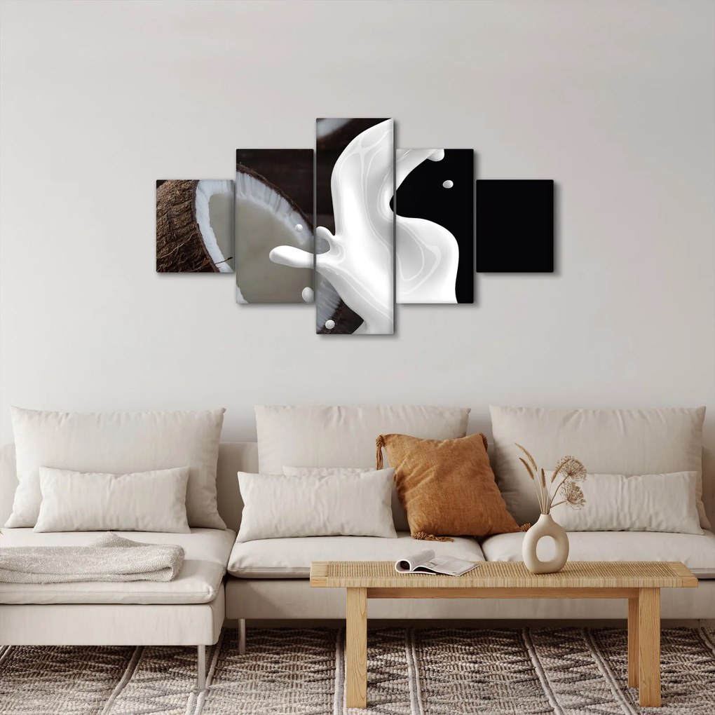 Obraz - mleko kokosowe (125x70 cm)