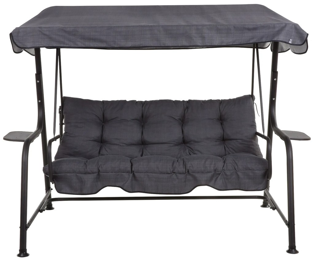 Huśtawka ogrodowa Hawaii Black Edition H024-07IB PATIO