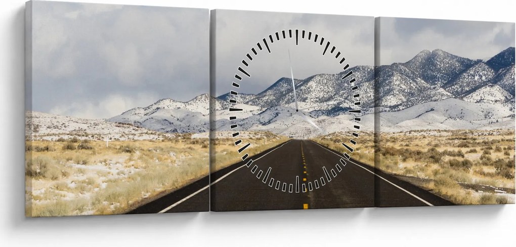 Obraz - Great Basin, Nevada, USA (z zegarem) (90x30 cm)