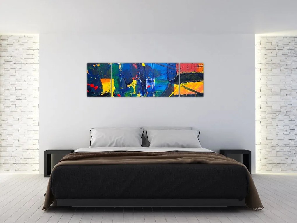Obraz - Abstrakcja (170x50 cm)