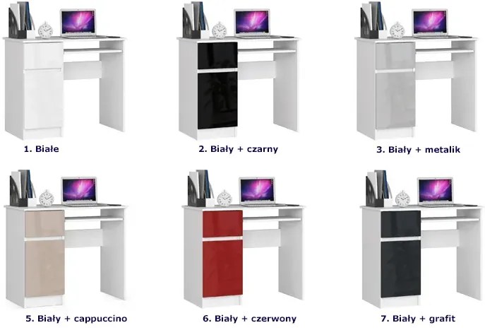 Biurko biało P1-C02