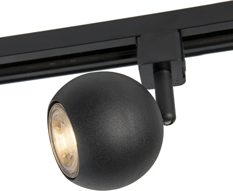 Reflektor szynowy czarny 1-fazowy - Gissi