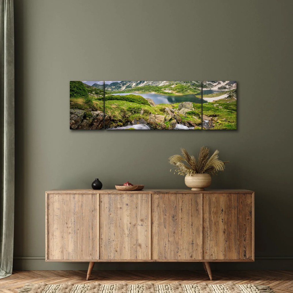 Obraz - Widok na górę Riła (170x50 cm)