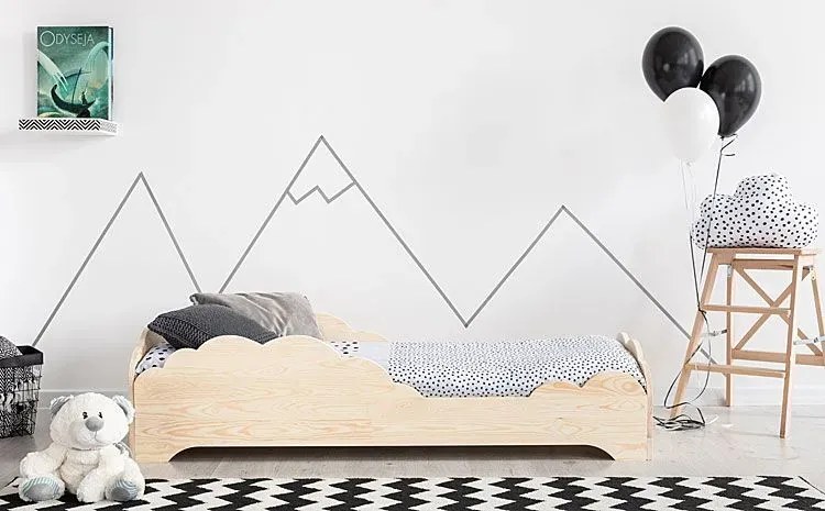 Drewniane łóżko dziecięce P9-L22