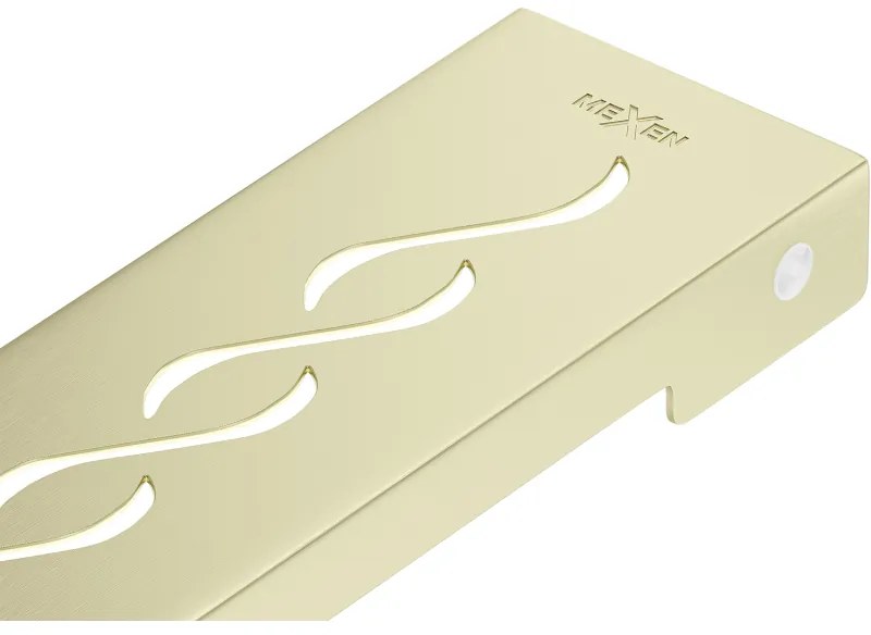 Mexen Flat M18 maskownica do odpływu liniowego 100 cm, złota szczotkowana - 1A23100