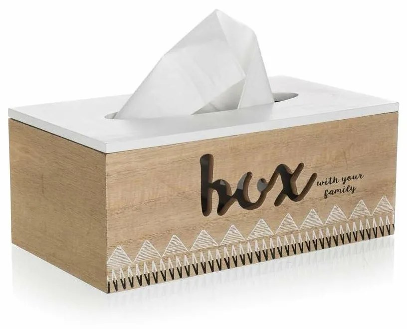 Pudełko na papierowe chusteczki FAMILY, naturalny