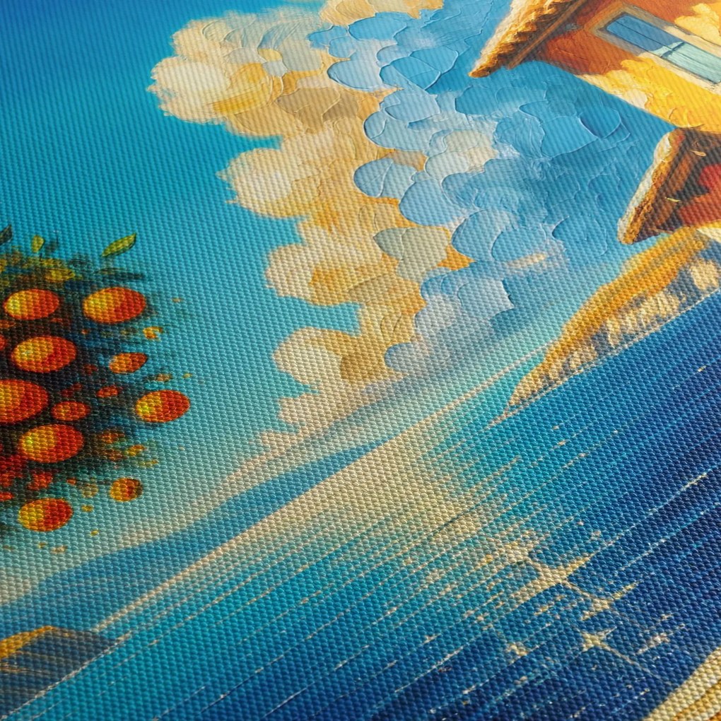 Obraz - Dom z pomarańczami II. (70x50 cm)