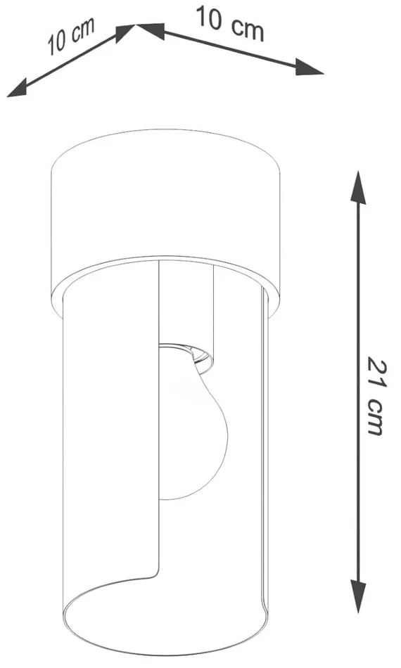 Biała lampa sufitowa Aurea – Nice Lamps