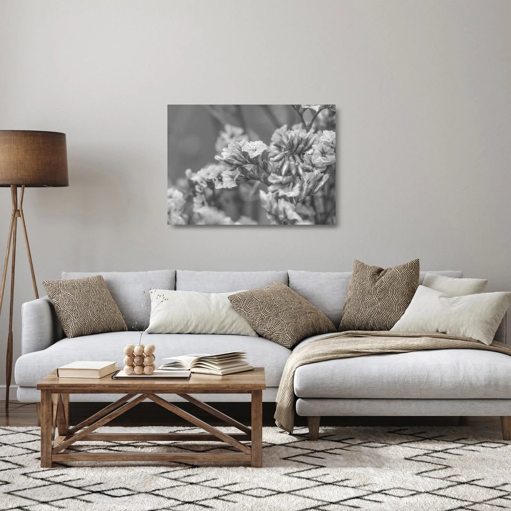 Obraz na szkle - Suszone kwiaty (70x50 cm)