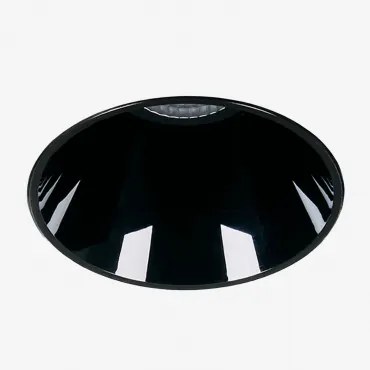 Downlight Led Wpuszczany Bezramkowy Trimless, Okrągły Ø3,6 Cm, Aluminiowy Luisiana Czarna & Biała 3000k & 3 W & 38º - Sklum