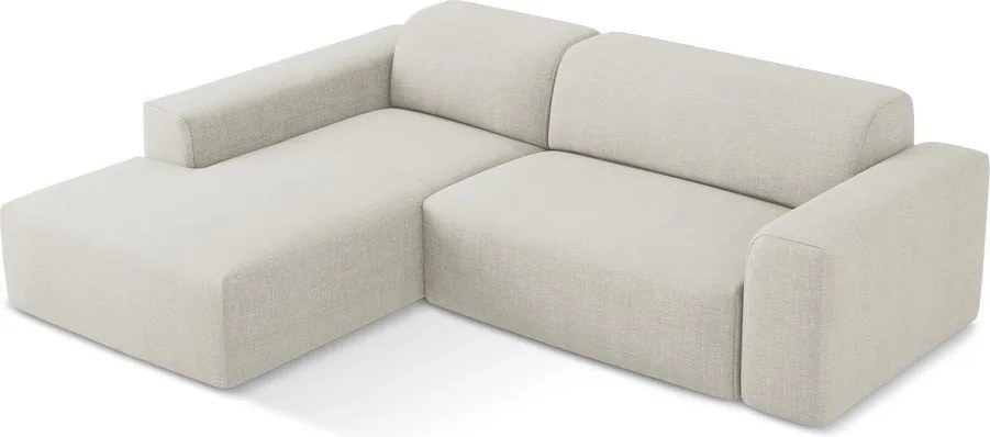 Beżowy narożnik (lewostronny/z szezlongiem) Keli – Makamii