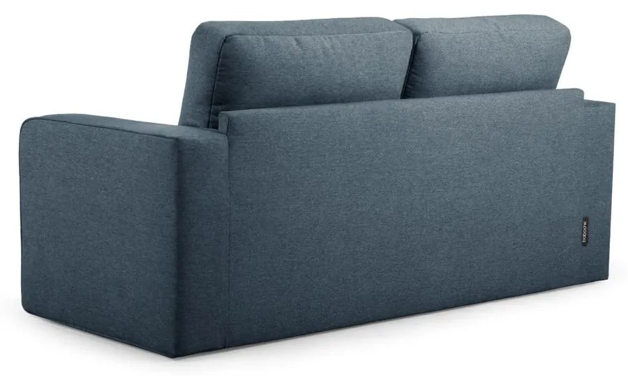 Niebieska rozkładana sofa 160 cm Come – Bobochic Paris