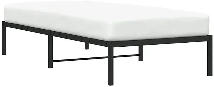 Czarne metalowe łóżko industrialne 90x200 cm K9-A98