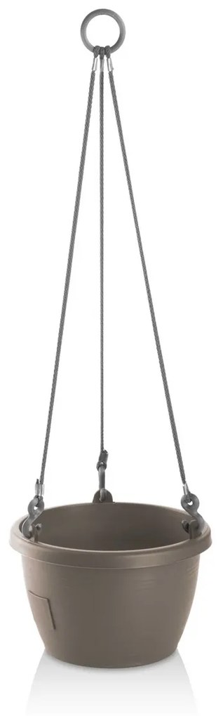 Gardenico Doniczka samonawadniająca do zawieszenia Marina taupe, śr. 30 cm, śred. 30 cm