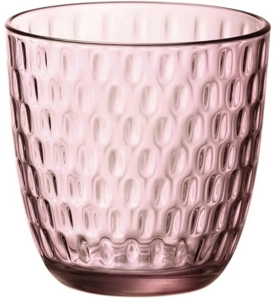 Bormioli Rocco 6-częściowy zestaw szklanek Lilac, 290 ml, różowy
