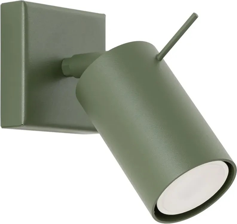 Oliwkowy kinkiet w loftowym stylu - M062 T6-N49