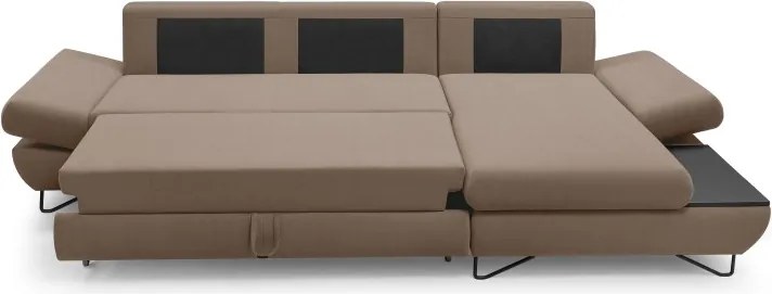 Narożnik LOFT z funkcją spania Regulowane zagłówki i podłokietniki Prawa strona Salvador 03