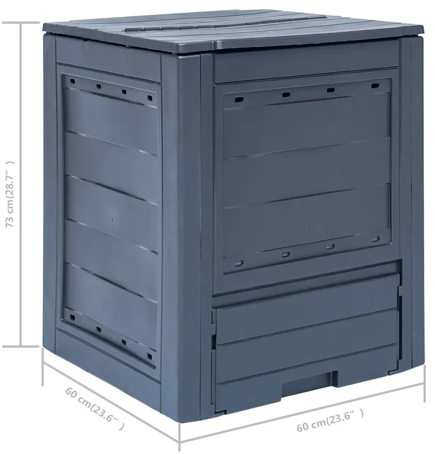 Zestaw 3 kompostowników ogrodowych T9-H96