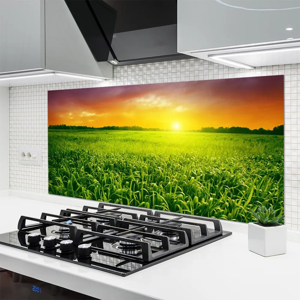 Panel Kuchenny Świt Nad Złocistym Zbożem